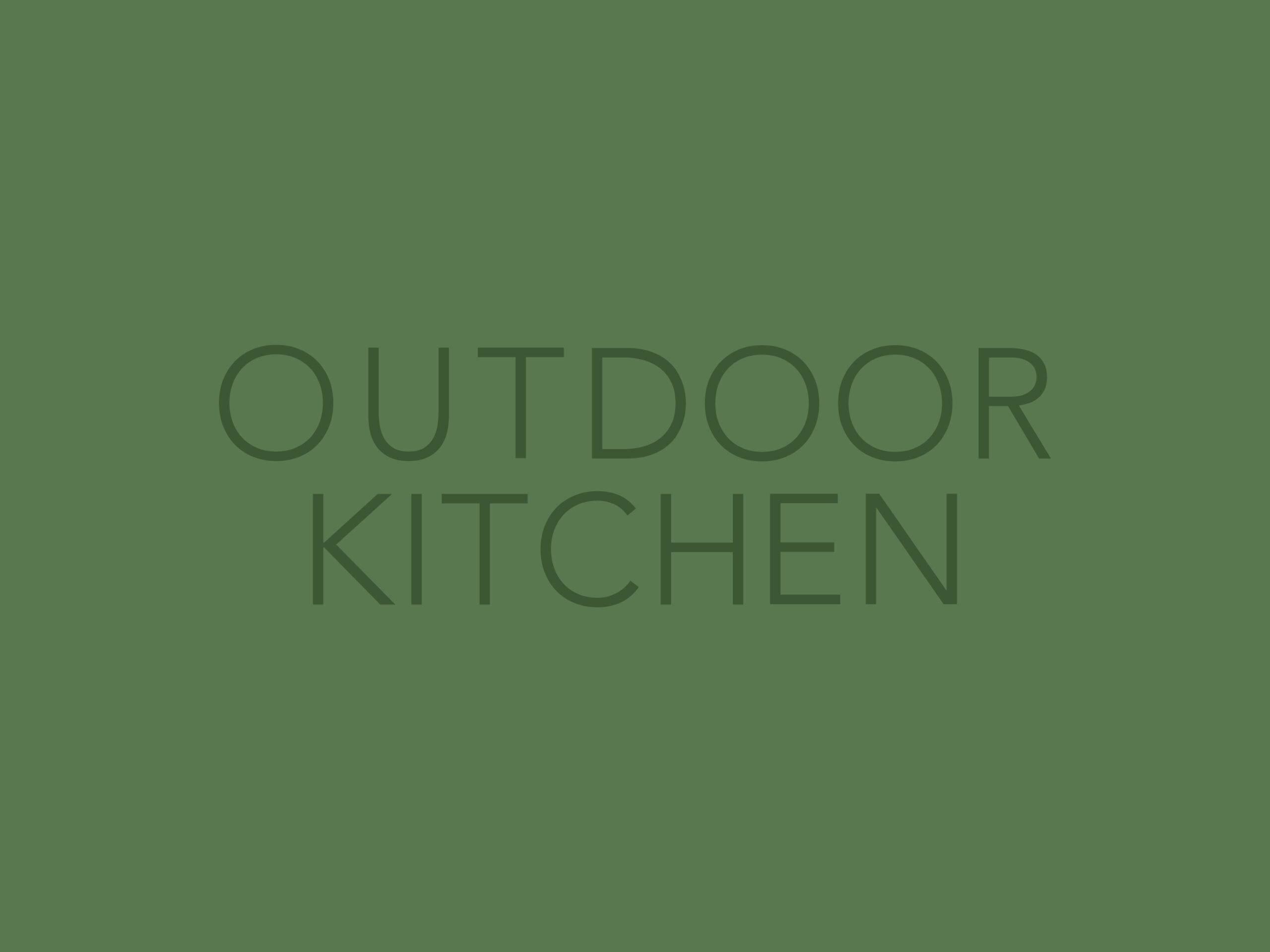 Outdoor Kitchen